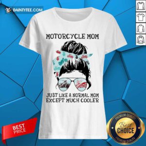 Motorcycle Bun Mom Ladies Tee