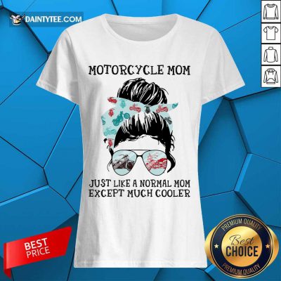 Motorcycle Bun Mom Ladies Tee