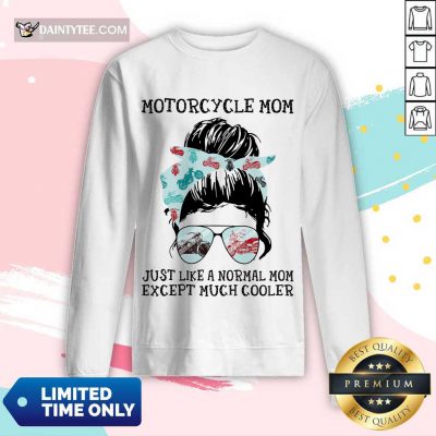 Motorcycle Bun Mom Long-sleeved
