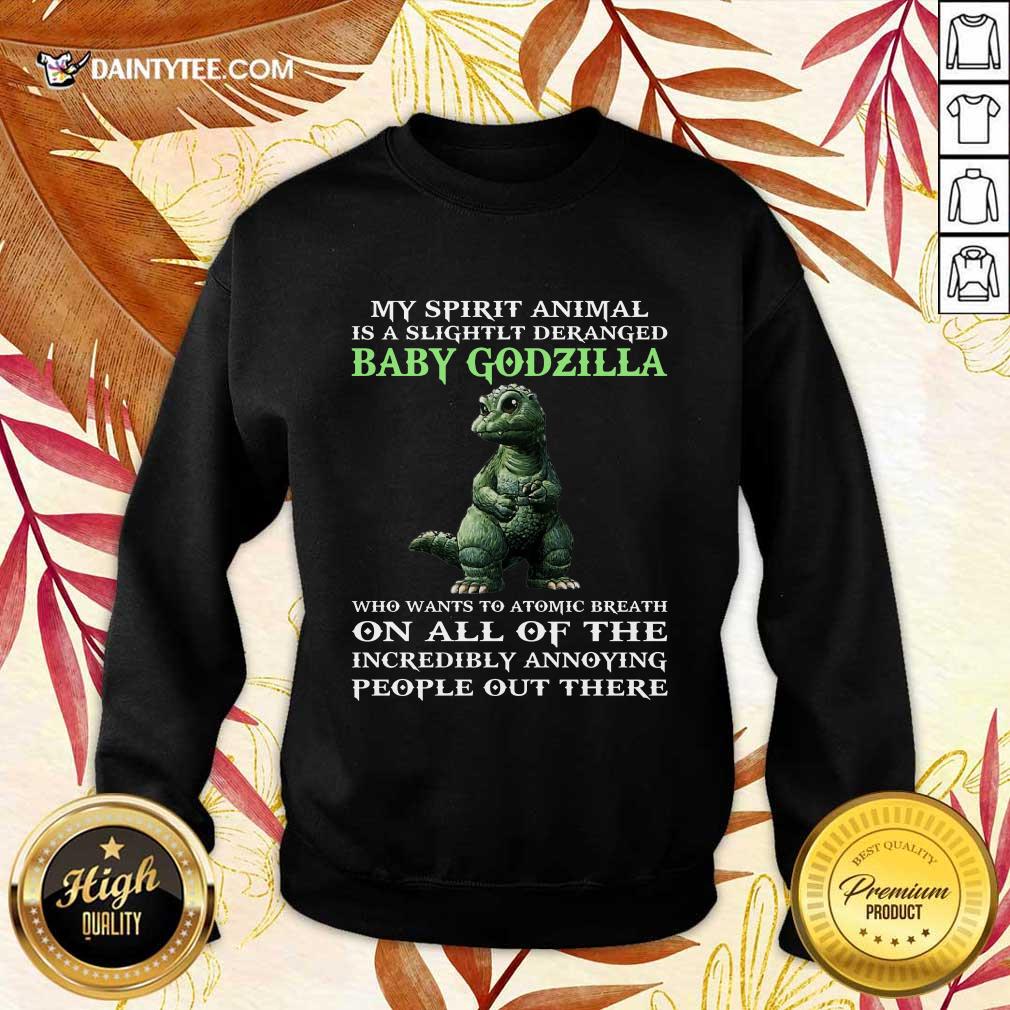 My Spirit Animal Baby Godzilla Sweater My Spirit Animal Baby Godzilla Sweater