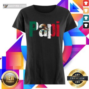 Papi Mexico Flag Ladies Tee