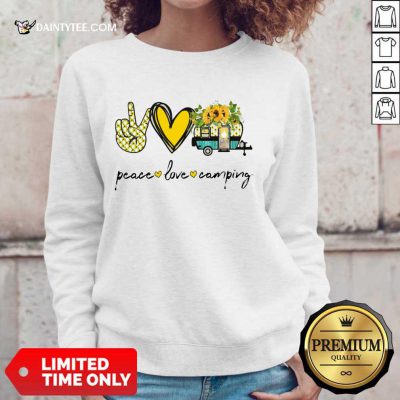 Peace Love Camping Sweater