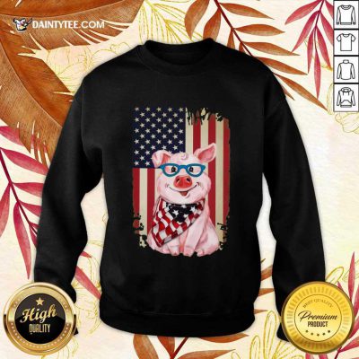 Pig American Flag Sweater