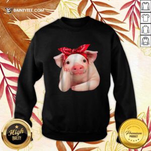 Red Bandanna Pig Sweater
