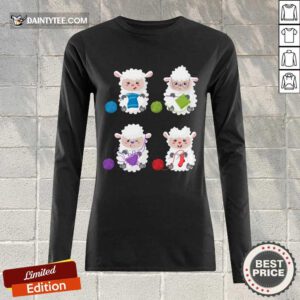 Sheep Knitting Lover Long-sleeved