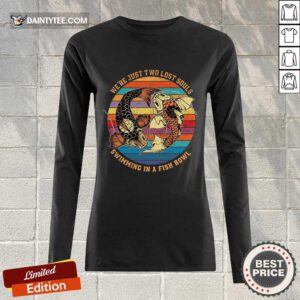 Souls Swimming In A Fish Bowl Vintage Long-sleeved