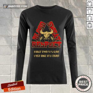 Weightlifting Blood Sweat Respect Long-sleeved