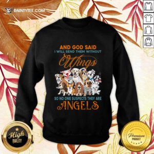 Wings Dog And God Said Angels Sweater