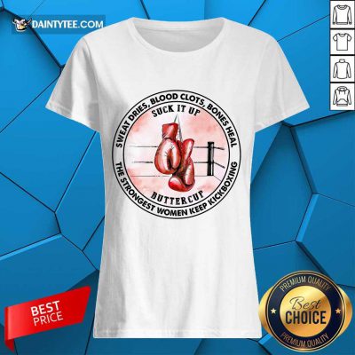 Women Keep Kickboxing Ladies Tee