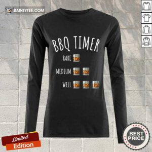 BBQ Timer Rare Medium Well Long-sleeved