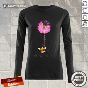 Bee Strong Breast Cancer Awareness Long-sleeved
