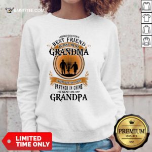 Best Friend Grandma And Grandpa Sweater