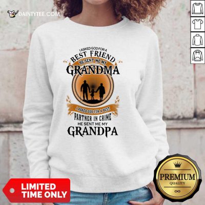 Best Friend Grandma And Grandpa Sweater
