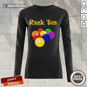 Billiards Rack Em Long-sleeved