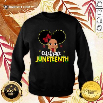 Black Girl Kids Juneteenth Sweater