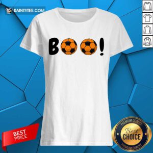Boo Ball Soccer Ladies Tee