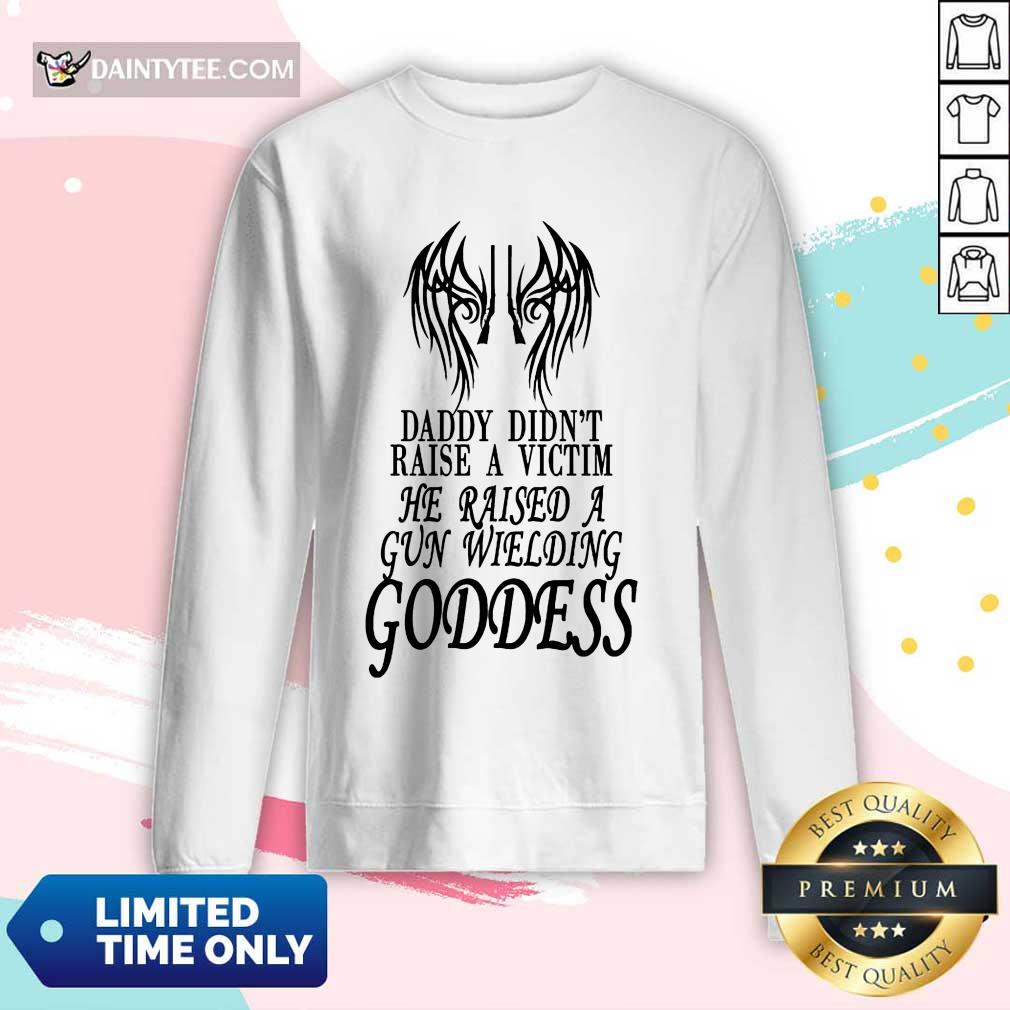He Raised A Gun Wielding Goddess Long-sleeved He Raised A Gun Wielding Goddess Long-sleeved