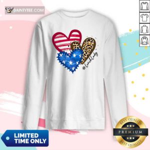 Heart USA Leopard Lunch Lady Long-sleeved