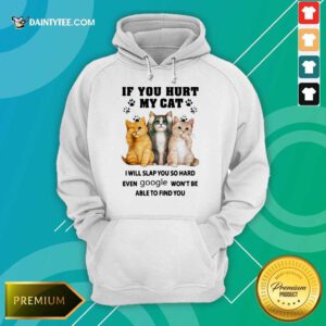 If You Hurt My Cat I Will Slap You Hoodie