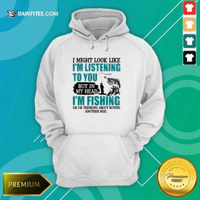 In My Head I'm Fishing Hoodie