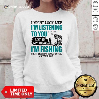In My Head I'm Fishing Sweater