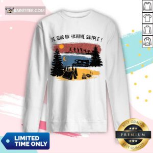 Je Suis Un Homme Simple Camping Long-sleeved
