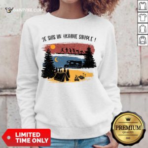Je Suis Un Homme Simple Camping Sweater