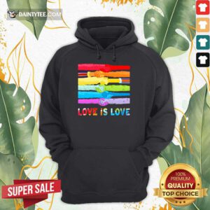 LGBT Love Is Love Hold Hand Hoodie