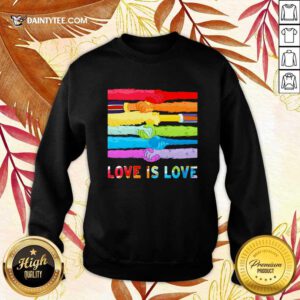 LGBT Love Is Love Hold Hand Sweater