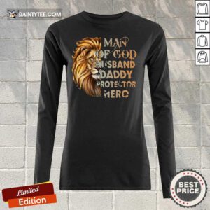 Lion Man Of God Husband Daddy Protector Hero Long-sleeved