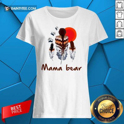 Mama Bear Native American Ladies Tee