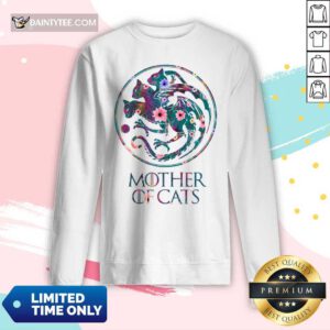 Mother Of Cats Mix Flower Long-sleeved