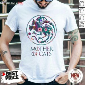 Mother Of Cats Mix Flower Shirt
