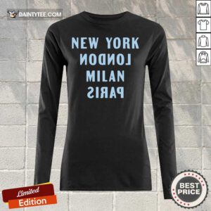 New York London Milan And Paris Long-sleeved
