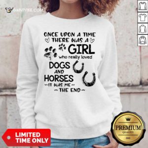 Once Upon A Time Girl Dogs And Horse Sweater