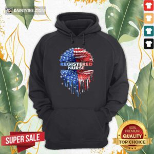 Registered Nurse American Flag Hoodie