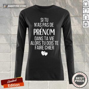 Si Tu N'as Pas De Aurelie Long-sleeved