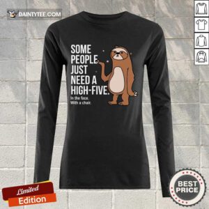 Sloth Just Need A High Five Long-sleeved