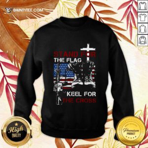 Stand For The Flag Keel For The Cross Sweater