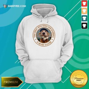 Time With Dogs And Baseball Hoodie