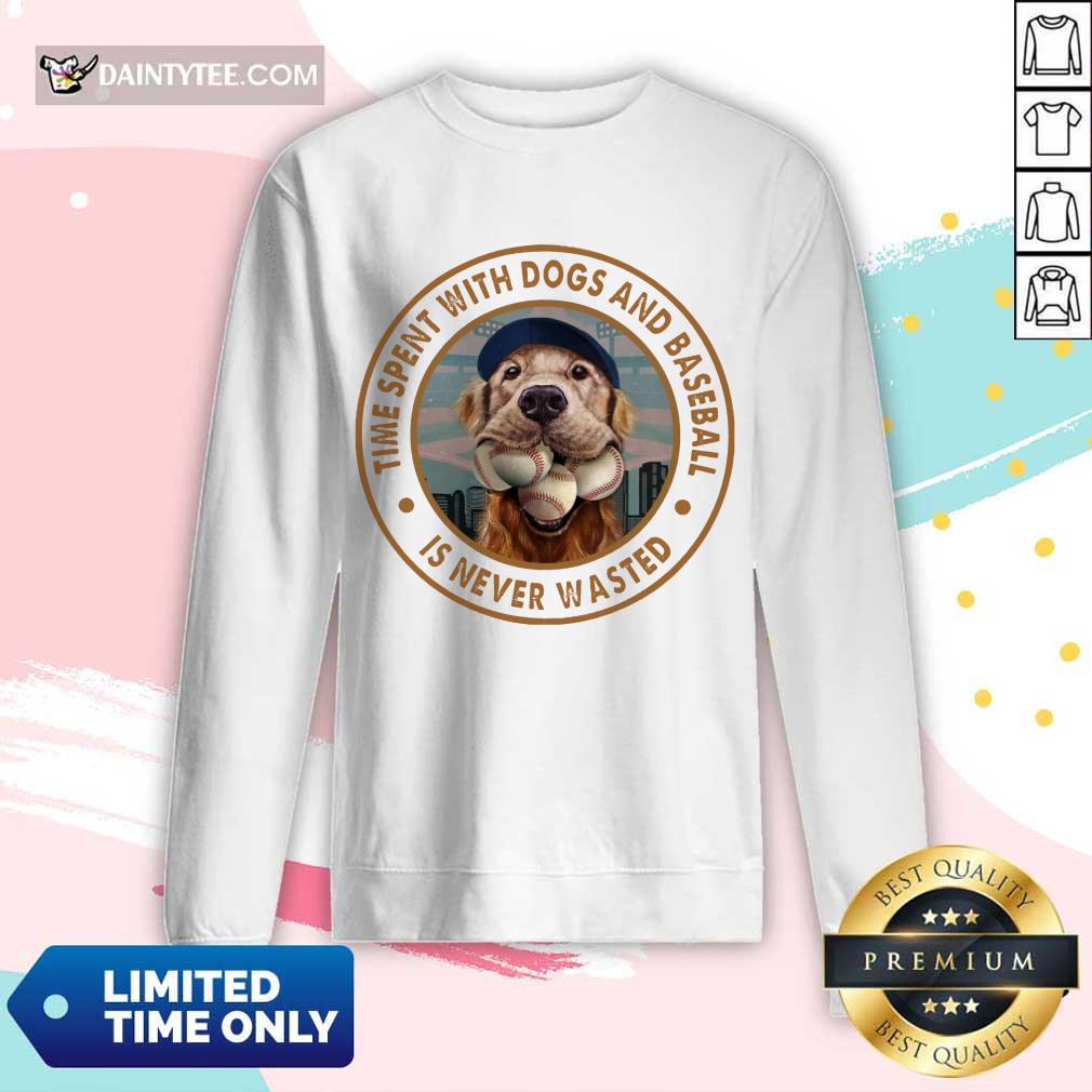 Time With Dogs And Baseball Long-sleeved Time With Dogs And Baseball Long-sleeved