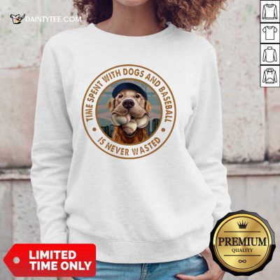 Time With Dogs And Baseball Sweater