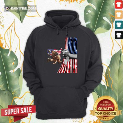 Veteran DD214 American Flag Hoodie