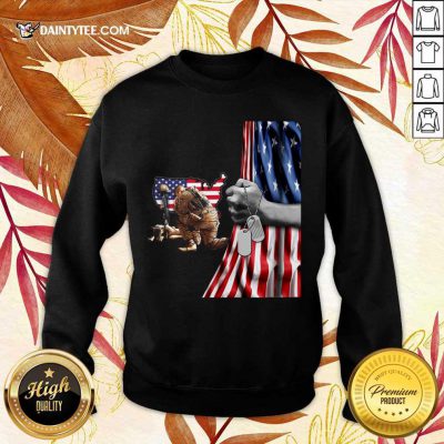 Veteran DD214 American Flag Sweater