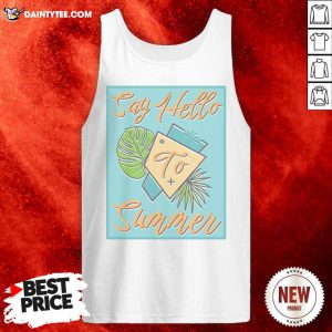Say Hello To Summer Poster Tank Top