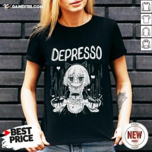 Nice Cute Depresso Neneneqo V-neck