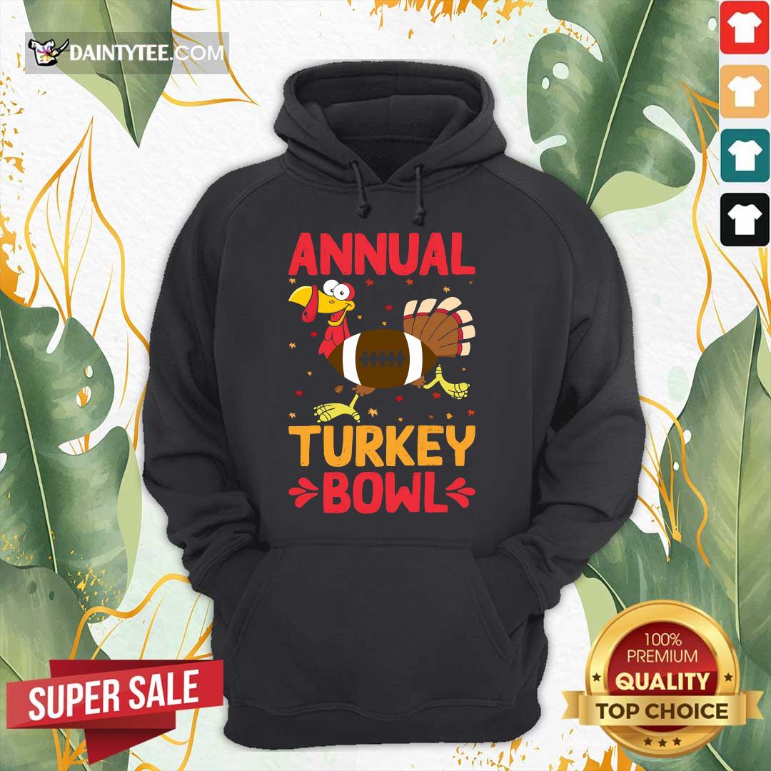 Awesome Annual Turkey Bowl Funny Thanksgiving Hoodie