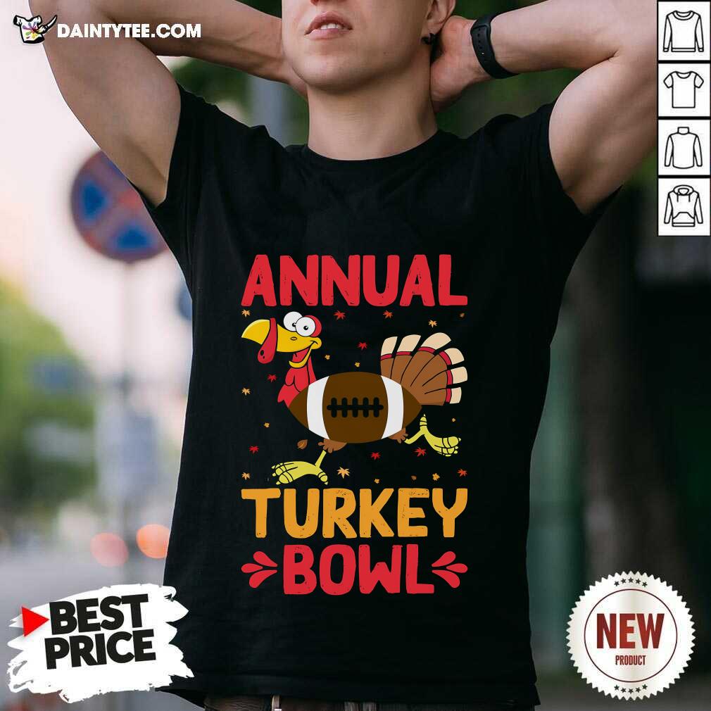 Awesome Annual Turkey Bowl Funny Thanksgiving T-Shirt