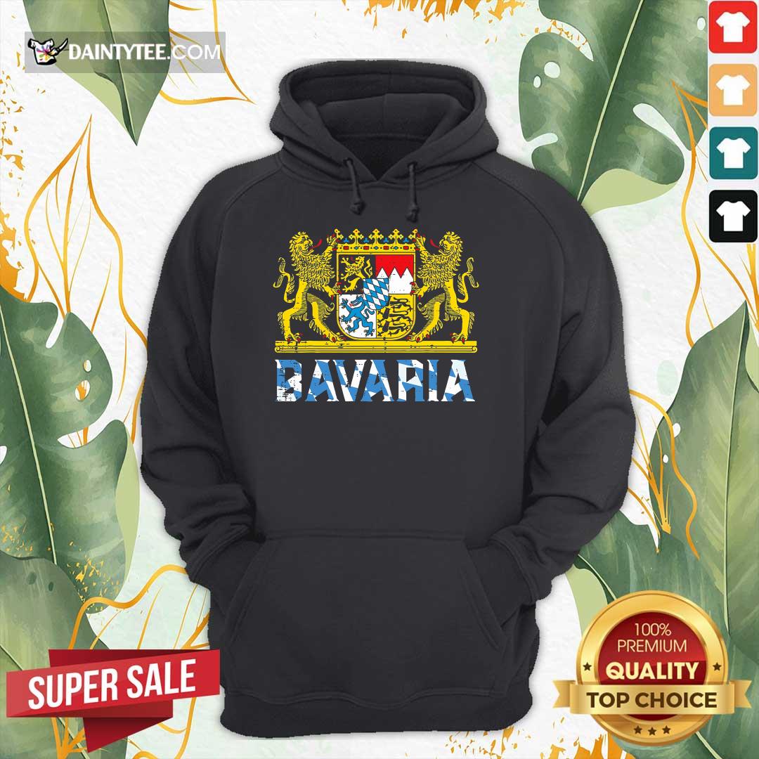 Original Bavaria Crest Lion Vintage German Oktoberfest Hoodie