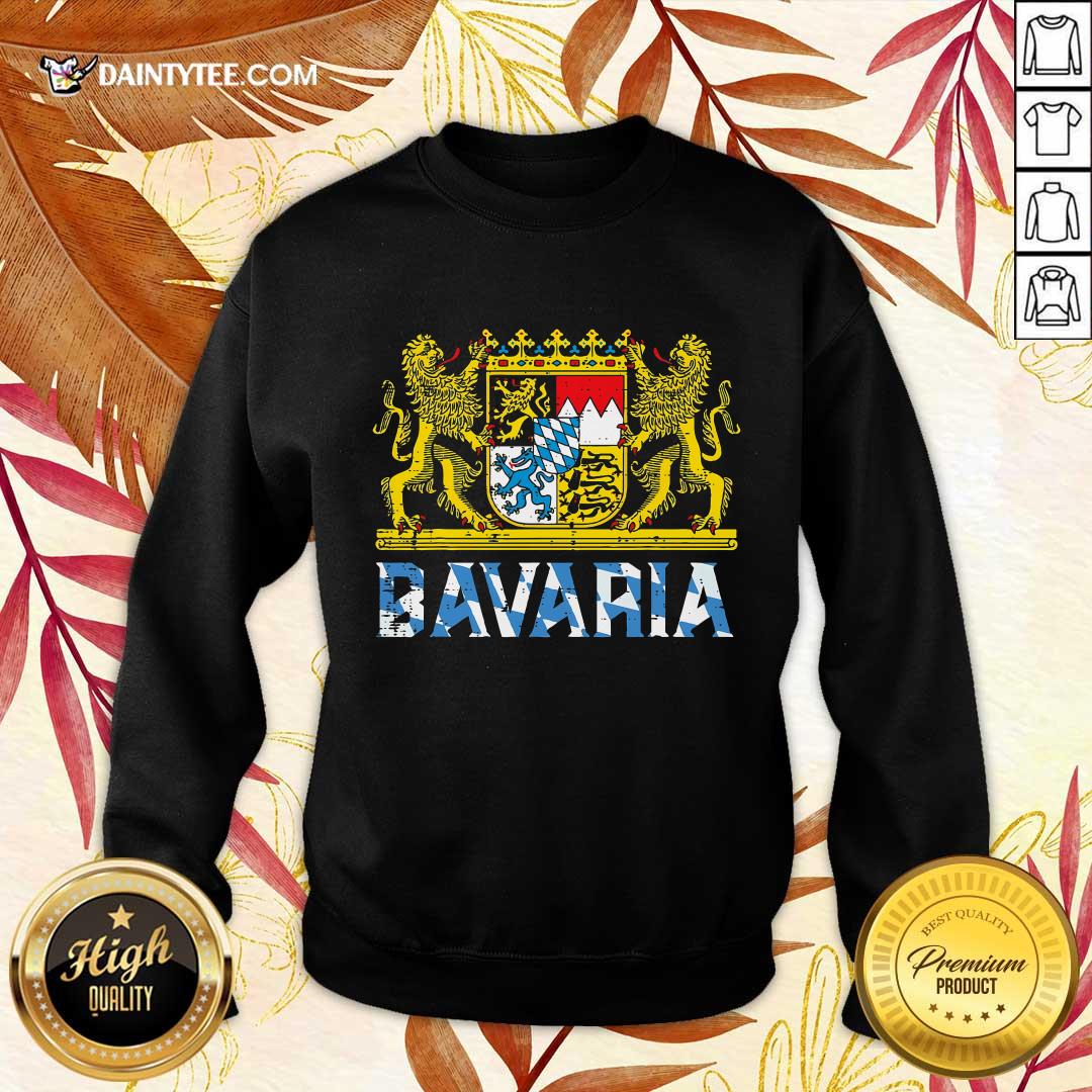 Original Bavaria Crest Lion Vintage German Oktoberfest Sweater